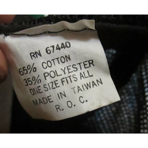 Vintage Hawaii Snapback Hat Cap Mesh Trucker Black Embroidered NWD NOS New - Picture 6 of 6